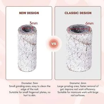 Makartt Sanding Bands for Nail Drill: 50 Pcs Cremitum Set