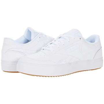 Reebok Women's Club MEMT Sneaker, White/True Grey/Rubber Gum, 10