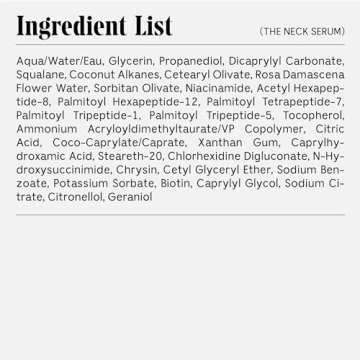 Fragrance-Free Neck Serum with 5 Peptides for Tech Neck