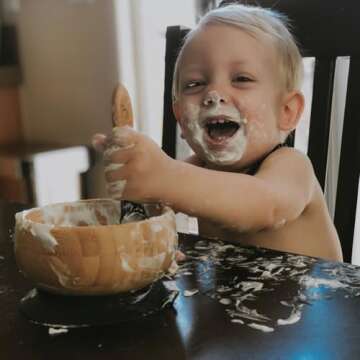 Bamboo Baby Plate, Bowl & Spoon Set - Eco-Friendly Dining