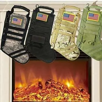 Tactical Christmas Stocking for Holiday Decor