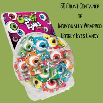 Gummy Googly Eyes Candy - Fun Holiday Bulk Treat