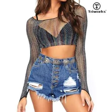 TRIWORKS Western Metal Concho Belt for Women Western Cowgirl Chain Belts for Dresses Jeans Country Concert Outfit Belt