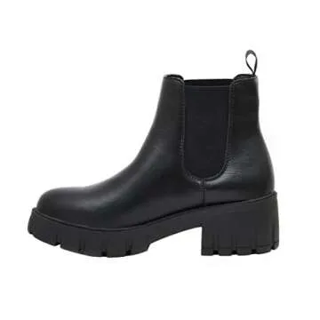 CUSHIONAIRE Women's Memory Foam Chelsea Boots for Comfort