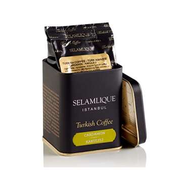 Selamlique Cardamon Turkish Coffee Medium Roast 4.40oz