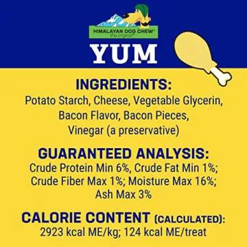 Himalayan Dog Chew Original Yak Cheese Dog Chews, 100% Natural, Long Lasting, Gluten Free, Healthy & Safe Dog Treats, Lactose & Grain Free, Protein Rich, Chicken Flavor, 4.5 oz Resealable Pouch