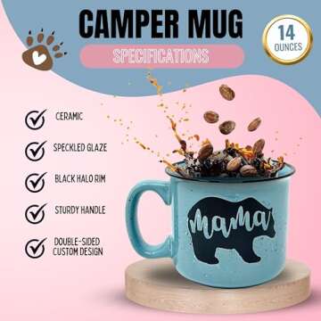 Mama Bear Coffee Mug - Perfect Gift for Moms & Wives