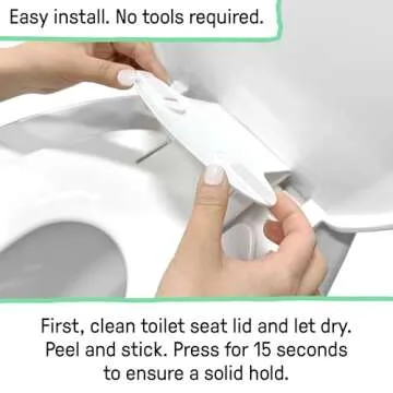 Ingenuity: ity by Ingenuity Flip & Sit Potty Seat (White) – Easy to Set Up & Remove Potty Training Seat That Attaches to Adult Toilet Seat