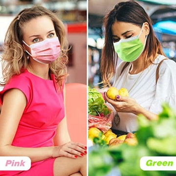 LEVENIS Face Masks 50 Pack - Comfortable and Breathable