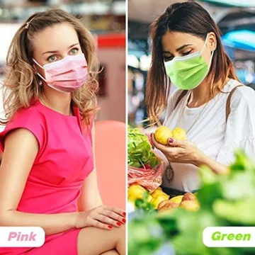 LEVENIS Face Masks 50 Pack - Comfortable and Breathable