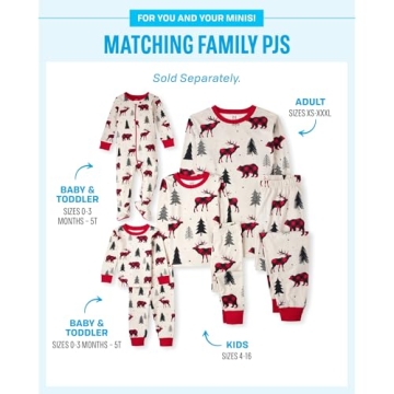 Family Matching Holiday Pajamas Sets for All Ages