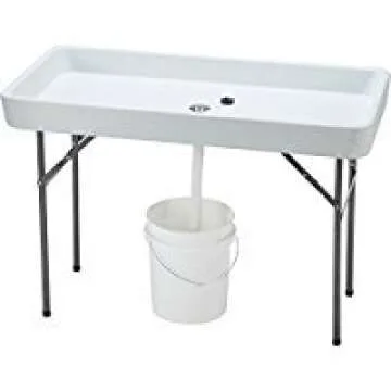 Ice Party Portable Tailgate & Camping Table with Cooler