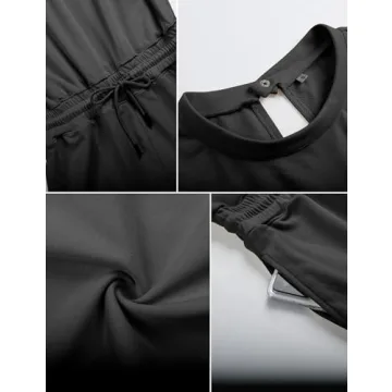 Xiaoxuemeng Women’s Open Back Summer Romper for 2024