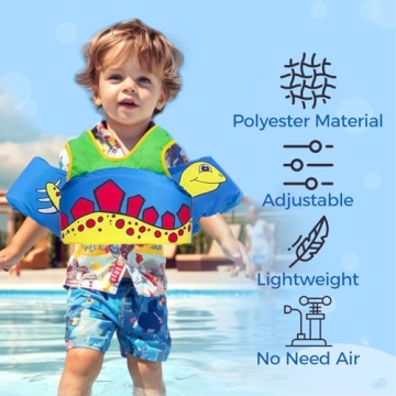 Buy Body Glove Paddle Pals Kids Life Vest Dinosaur Style