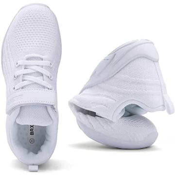 BAXINIER All White Cheerleading Shoes for Girls - Perfect Fit