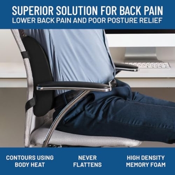 Everlasting Comfort Lumbar Support Pillow for All-Day Relief