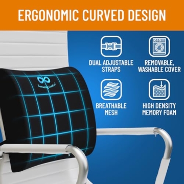 Everlasting Comfort Lumbar Support Pillow for All-Day Relief