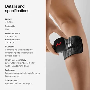 Hyperice Venom Go Heat and Vibration Therapy Device