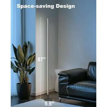 DENGALA Minimalist Floor Lamp with Remote Control