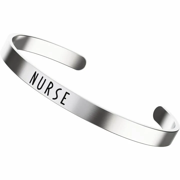 Inspirational Nurse Bracelet - Stethoscope Bangle
