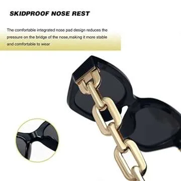 Chic Dollger Retro Cat Eye Sunglasses for Women