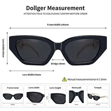 Chic Dollger Retro Cat Eye Sunglasses for Women