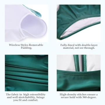 Stylish Smismivo Tummy Control One Piece Swimsuit