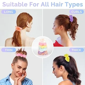 Illuminate Your Style with 8 Pcs LED Scrunchies