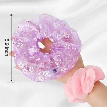 Illuminate Your Style with 8 Pcs LED Scrunchies