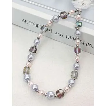 Cosace Phone Charm - Crystal Pearl Bag Keychain Strap