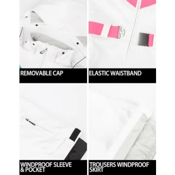 GSOU SNOW Women's Ski Suit - Stylish & Warm Winter Gear