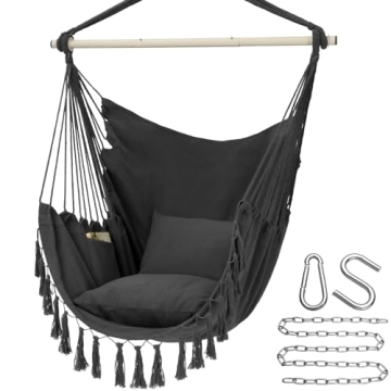 Relax with the Y-STOP Hammock Chair Hanging Swing