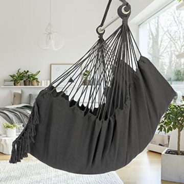Relax with the Y-STOP Hammock Chair Hanging Swing