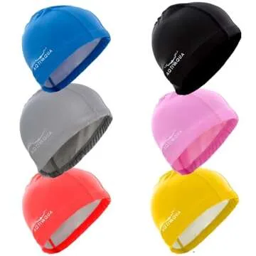 Comfortable & Protective AqtivAqua Swim Cap for All
