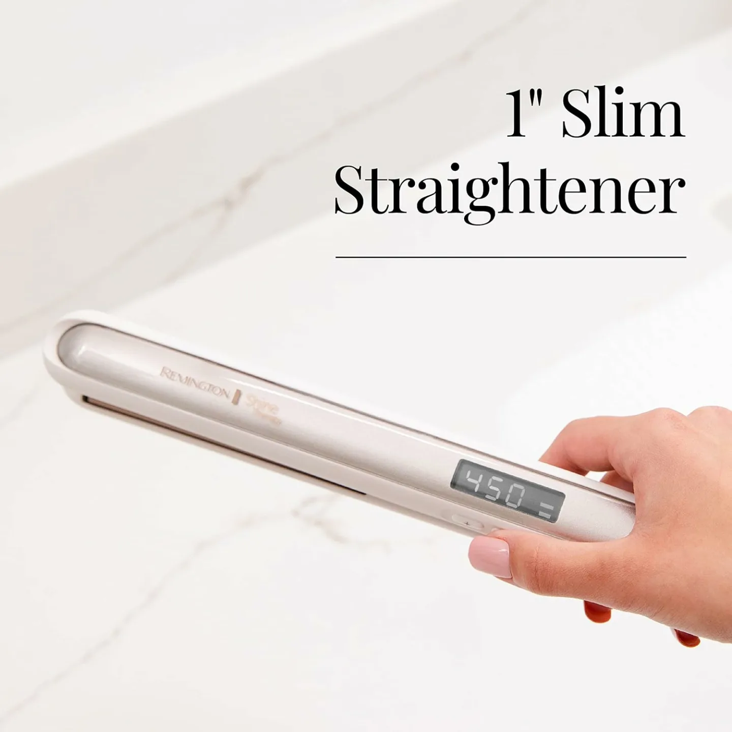 Remington Shine Therapy 1" Flat Iron with Argan Oil