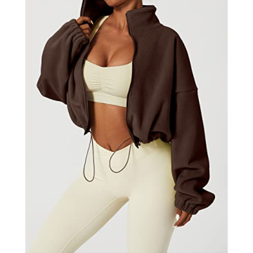 Shop QINSEN Women's Short Fleece Jacket for Ultimate Comfort