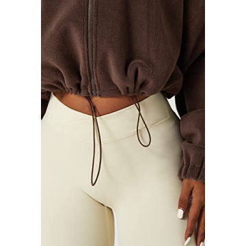 Shop QINSEN Women's Short Fleece Jacket for Ultimate Comfort