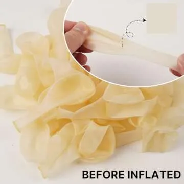 PartyWoo 50 pcs Clear Balloons for Events & Celebrations