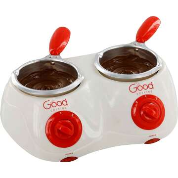 Chocolate Fondue Melting Pot Gift Set with Accessories