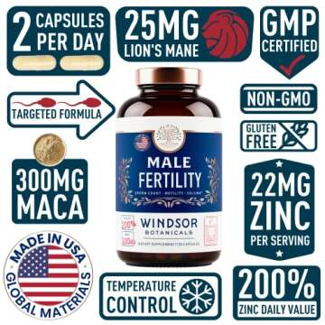 Premium Male Fertility Supplement for Conception Support