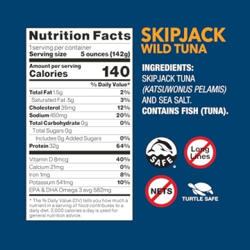 Wild Planet Skipjack Tuna - Sustainably Caught and Delicious