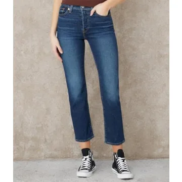 Levi's Women's Wedgie Straight Jeans High Rise Snug Fit