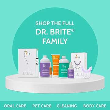 Dr. Brite Natural Whitening Mouthwash, Alcohol-Free, Doctor Formulated to Prevent Bad Breath - Mint, 16 oz