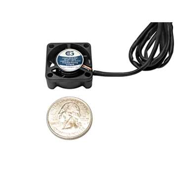 Coolerguys 12vDC Waterproof IP67 Fan (High Speed, 25x10mm)