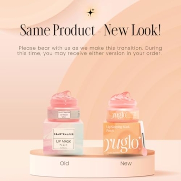 YUGLO Lip Sleeping Mask for Dry Chapped Lips - Peach