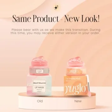 YUGLO Lip Sleeping Mask for Dry Chapped Lips - Peach