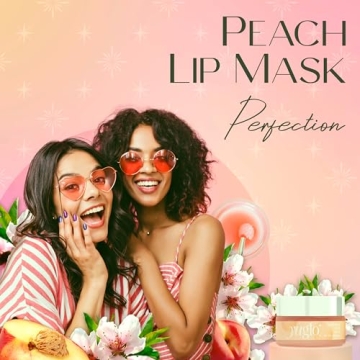 YUGLO Lip Sleeping Mask for Dry Chapped Lips - Peach