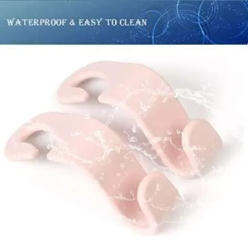 Smeyta Car Seat Headrest Hook 4 Pack Hanger,Car Headrest Hook for Purse and Bag,Universal Vehicle Storage Organizer(Pink,4Pack)