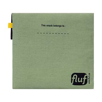 Fluf Flip Snack Sack: Eco-Friendly Reusable Snack Bag