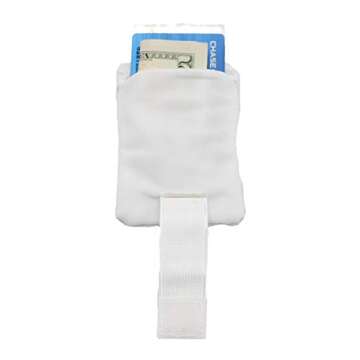 Secret Wallet Discrete Hidden Travel Pouch For Women - White